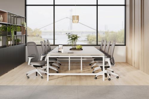 Bestuhl B22 White Grey Office Display